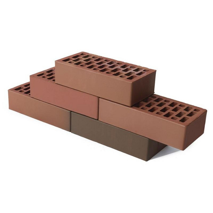 Кирпич БРАЕР кладка 1 бордо гладкий, 250х120х65 мм
