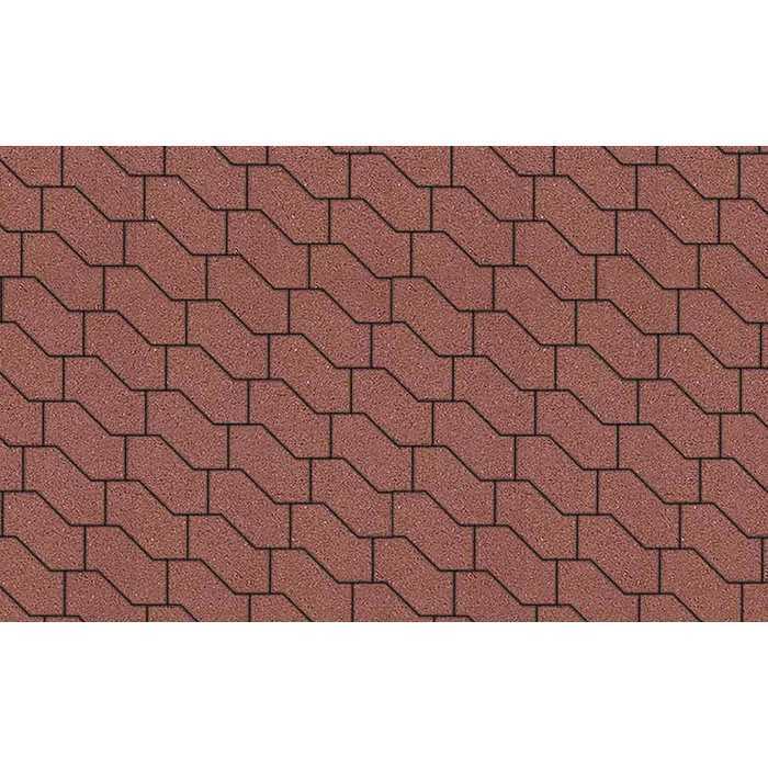 Плитка тротуарная S-Форма В.3.Ф.10 гранит красный 172x94x100 мм